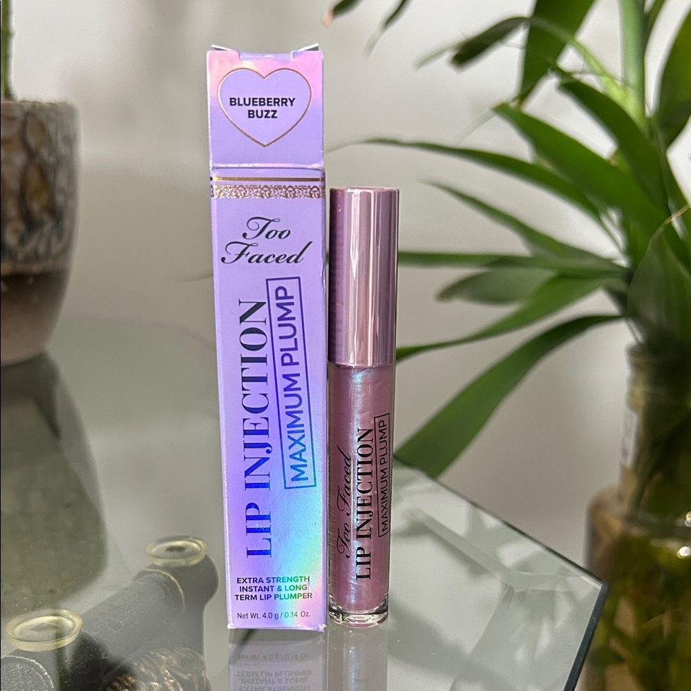 Too Faced Lip Injection Maximum Plump in Blueberry Buzz - Discontinued
